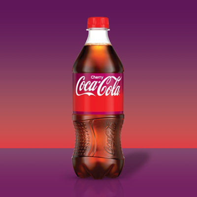 Coca-Cola Soda Pop Flavored Cherry - 20 Fl. Oz. - Image 2