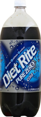 Diet Rite Cola Soda Bottle - 2 Liter - Image 2