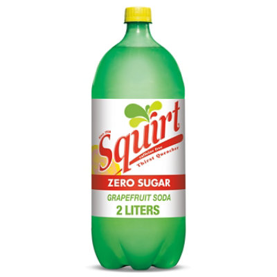 Squirt Zero Sugar Grapefruit Soda Bottle - 2 Liter - Image 1