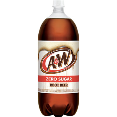 A&W Zero Sugar Root Beer Soda Bottle - 2 Liter - Image 5