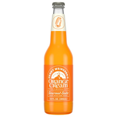 Henry Weinhards Soda Orange Cream - 12 Fl. Oz.