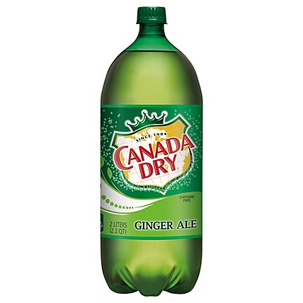Canada Dry Ginger Ale Caffeine Free - 2 Liter - Image 1