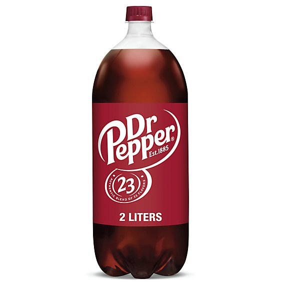 Dr Pepper Soda Bottle - 2 Liter