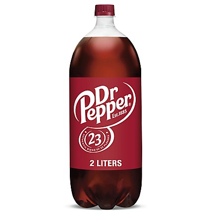 Dr Pepper Soda Bottle - 2 Liter - Image 1