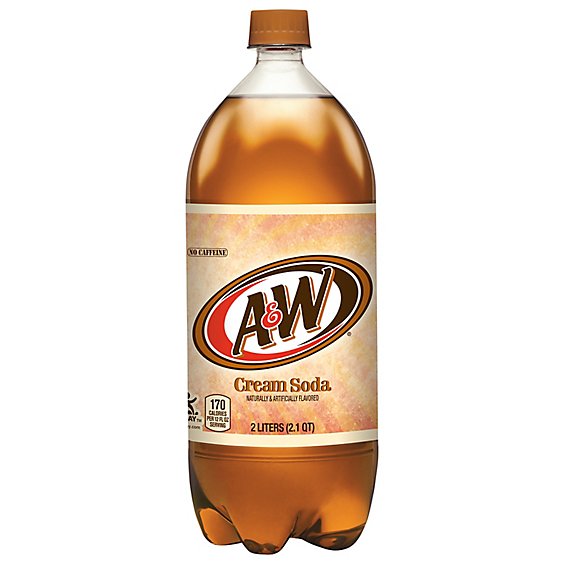 A&W Cream Soda Bottle - 2 Liter