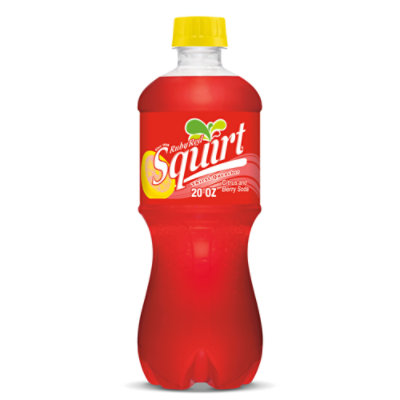 Squirt Ruby Red Soda Bottle - 20 Fl. Oz.