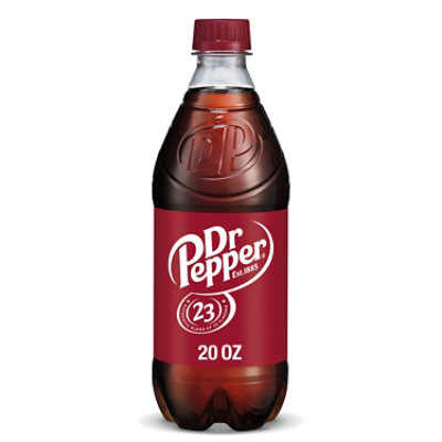 Dr Pepper Soda Bottle - 20 Fl. Oz. - Image 1