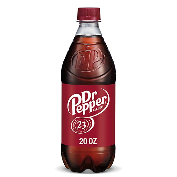 Dr Pepper Soda Bottle - 20 Fl. Oz.