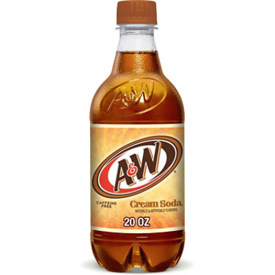 A&W Cream Soda Bottle - 20 Fl. Oz. - Image 1