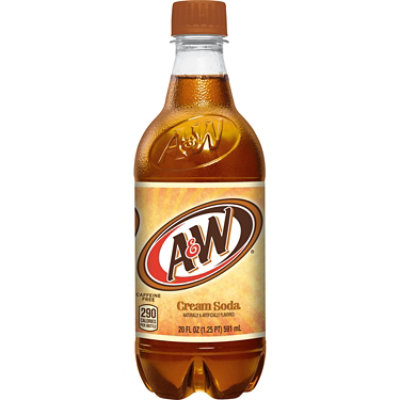 A&W Cream Soda Bottle - 20 Fl. Oz. - Image 5