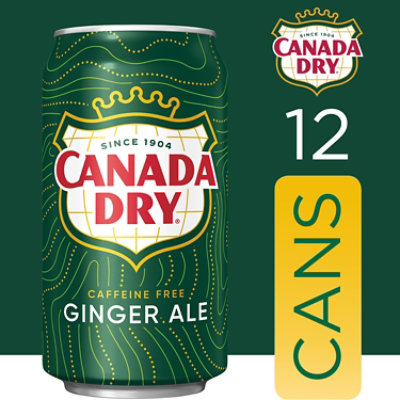Canada Dry Ginger Ale Caffeine Free Soda In Cans - 12-12 Fl. Oz. - Image 2