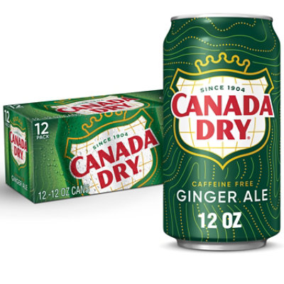 Canada Dry Ginger Ale Caffeine Free - 12-12 Fl. Oz.