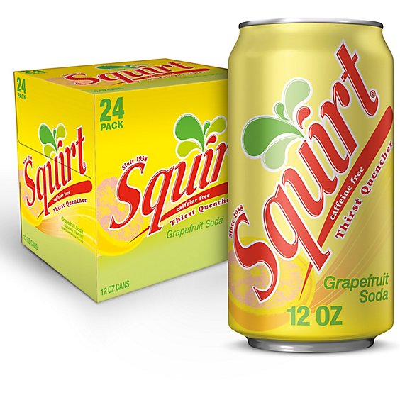 Squirt Citrus Soda In Can - 24-12 Fl. Oz.