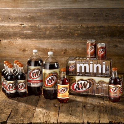 A&W Root Beer Soda Bottle - 20 Fl. Oz. - Image 2