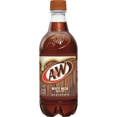 A&W Root Beer Soda Bottle - 20 Fl. Oz. - Image 5