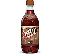 A&W Root Beer Soda Bottle - 20 Fl. Oz.