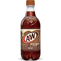 A&W Root Beer Soda Bottle - 20 Fl. Oz. - Image 1