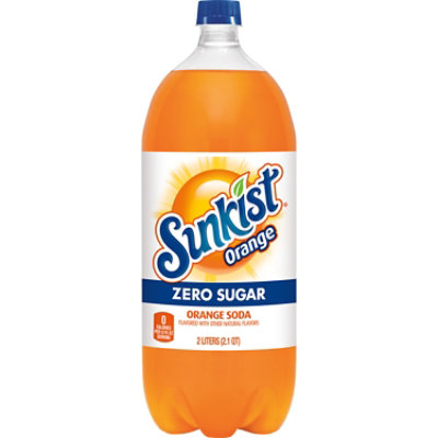 Sunkist Zero Sugar Orange Soda Bottle - 2 Liter - Image 5