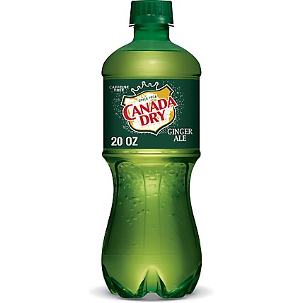 Canada Dry Ginger Ale Soda Bottle - 20 Fl. Oz. - Image 1