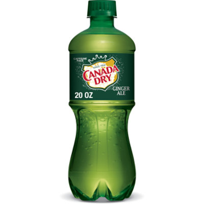 Canada Dry Ginger Ale Soda Bottle - 20 Fl. Oz.