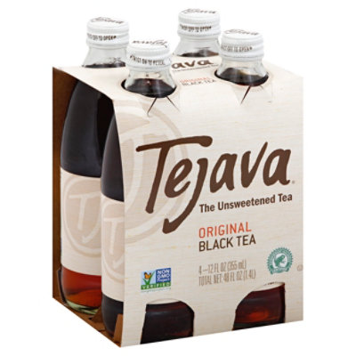 Tejava Premium Iced Tea Unsweetened - 4-12 Fl. Oz.
