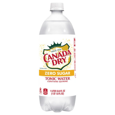 Canada Dry Zero Sugar Tonic Water Bottle - 1 Liter - Image 1