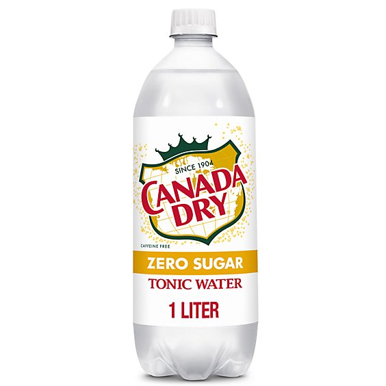 Canada Dry Zero Sugar Tonic Water Bottle - 1 Liter