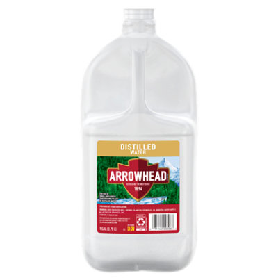 Arrowhead No Flavor Distilled Water Bottle - 1 Gallon - Vons