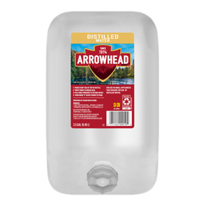 Arrowhead Distilled Water - 2.5 Gallon