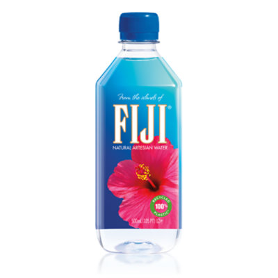 FIJI Natural Artesian Bottled Water - 16.9 Fl. Oz. - Image 1