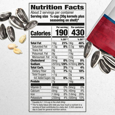 DAVID Keto Friendly Ranch Flavored Salted And Roasted Jumbo Sunflower Seeds - 5.25 Oz - Image 4