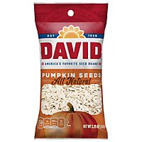 DAVID Pumpkin Seeds Roasted & Salted - 2.25 Oz - Image 2