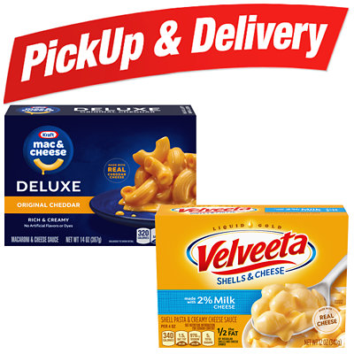 kraft deluxe or velveeta macaroni cheese Albertsons Coupon