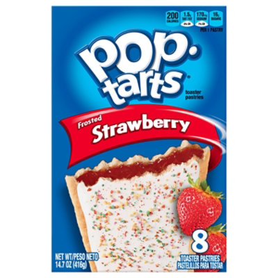 Pop-Tarts Breakfast Toaster Pastries Frosted Strawberry 8 Count - 14.7 Oz - Image 1