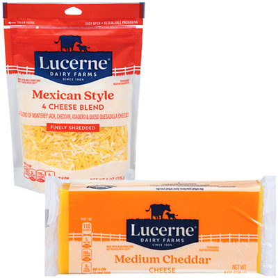 Lucerne Shredded, Sliced or Chunk Cheese Acme Coupon