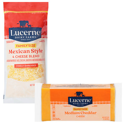 lucerne chunk or shredded cheese Safeway Coupon