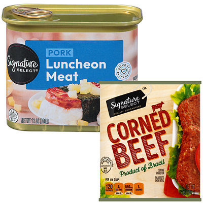 signature select luncheon meat or corned beef Albertsons Coupon