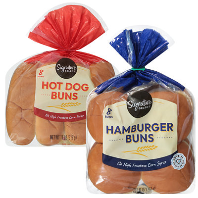 signature select hot dog or hamburger buns Safeway Coupon
