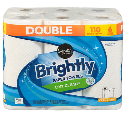 signature select paper towels Albertsons Coupon