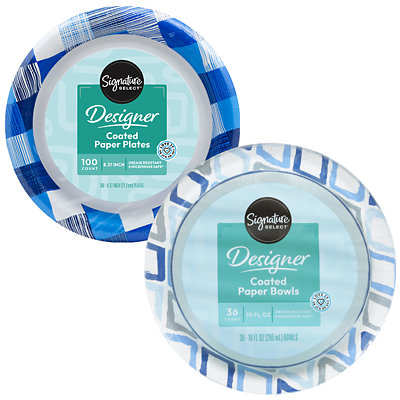 signature select designer plates or bowls Acme Coupon