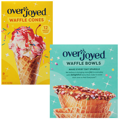 overjoyed waffle cone or bowl Albertsons Coupon