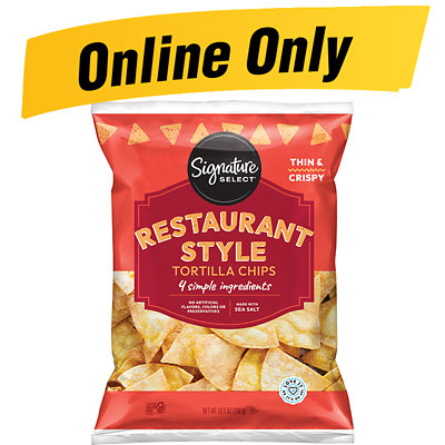 signature select tortilla chips Albertsons Coupon