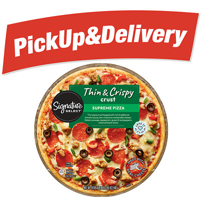 signature select thin crispy pizza Albertsons Coupon on WeeklyAds2.com