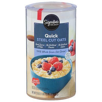 signature select quick steel cut oats Jewel-osco Coupon on WeeklyAds2.com