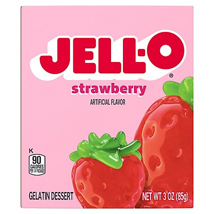 Jell-O Strawberry Gelatin Dessert Mix Box - 3 Oz - Image 9