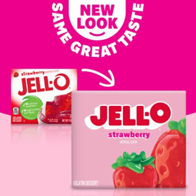 Jell-O Strawberry Gelatin Dessert Mix Box - 3 Oz - Image 5