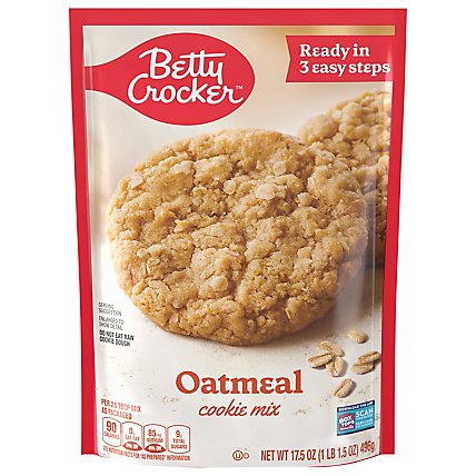 Betty Crocker Cookie Mix Oatmeal - 17.5 Oz - Image 1