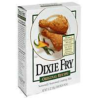 Dixie Fry Coating Mix Original - 10 Oz - Image 1
