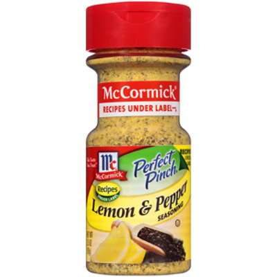 McCormick Perfect Pinch Seasoning Lemon & Pepper - 3.5 Oz