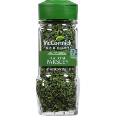 McCormick Gourmet All Natural Flat Leaf Parsley - 0.2 Oz - Image 1